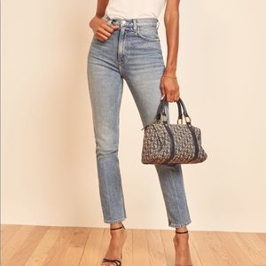 Reformation Liza Ultra High Rise Straight Jeans Comfort Stretch - 31